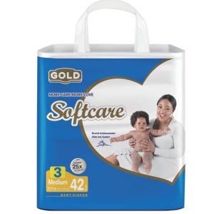 SOFTCARE Diapers Medium 42s