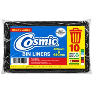 COSMIC Bin Liners 480mm x 680mm x 10's
