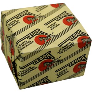 ZEBRA Safety Matches 10 Boxes
