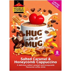 HOC HUG IN A MUG Salted Caramel Cappuccino 24g x 8