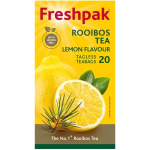 FRESHPAK Rooibos Tagless Teabags Lemon 20s