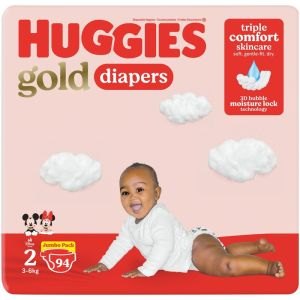 HUGGIES Diapers Gold Size 2 Jumbo 94s