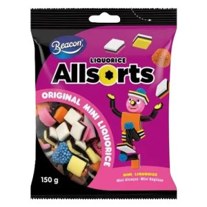 BEACON Liquorice Allsorts 150g