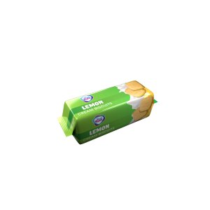YUM YUM Square Cream Biscuits Lemon 150g