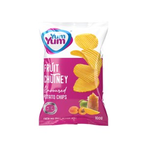 YUM YUM Potato Chips Fruit Chutney 100g