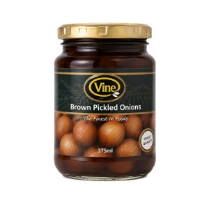 VINE Brown Pickled Onions 375ml